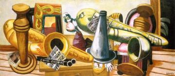 Still LIfe with Saxophones Artwork by Max Beckmann