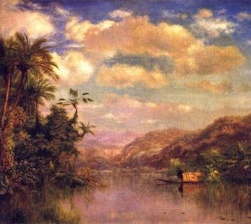 Gathering Plantains, Guayaquil Ecuador Artwork by Louis Remy Mignot