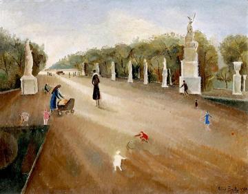 The Tuileries Artwork by Alice Bailly