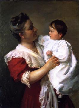 Mrs. Stedman Buttrick and Son John Artwork by Cecilia Beaux