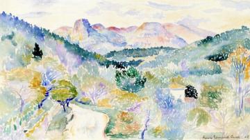Landscape Artwork by Henri Edmond Cross