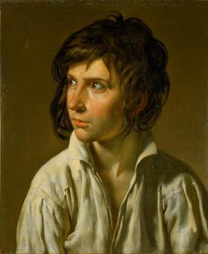 Portrait Of A Youth Artwork by Anne-Louis Girodet de Roussy-Trioson
