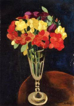 Flowers Artwork by Moise Kisling