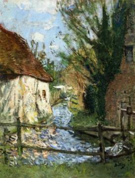 The Mill at Monthule Artwork by Pierre Eugène Montézin