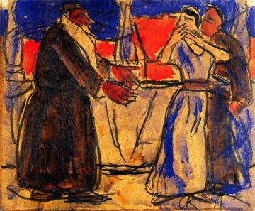 Biblical Scene Artwork by Christian Rohlfs