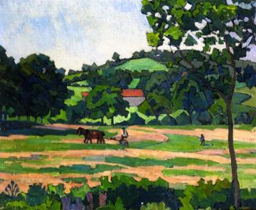 The Hay Harvest Artwork by Robert Bevan