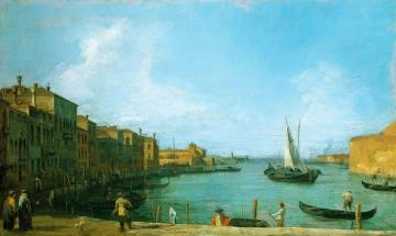 Venice:  The Canale di S. Chiari towards the Lagoon Artwork by Giovanni Antonio Canal