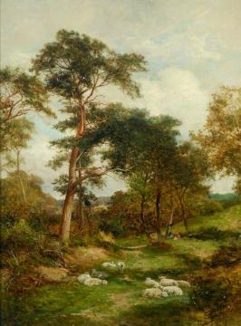 A Warwickshire Lane Artwork by David Bates