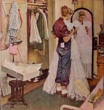 Dress Artwork by Norman Rockwell