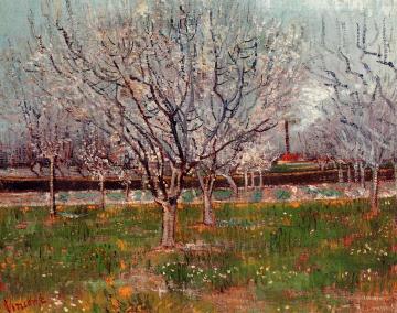 Orchard in Blossom Artwork by Vincent Van Gogh
