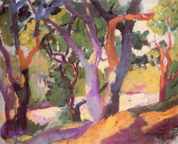 Small Cork Trees Artwork by Henri Manguin