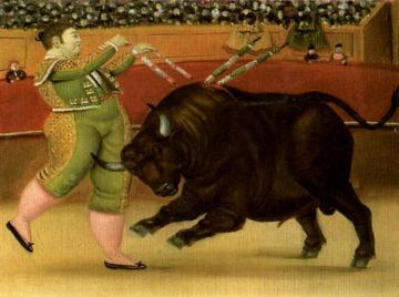 Banderillas Artwork by Fernando Botero