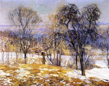 Overlooking The Valley Artwork by Edward Willis Redfield