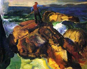 The Fisherman (study) Artwork by George Wesley Bellows