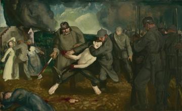 The Germans Arrive Artwork by George Wesley Bellows