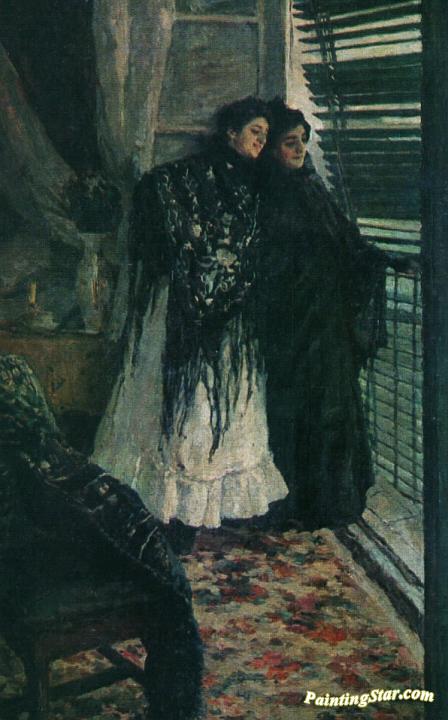 Before Balcony Artwork by Constantin Alexeevich Korovin