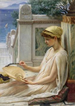On The Terrace Artwork by Sir Edward John Poynter