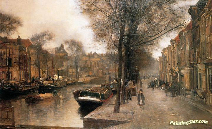 Bierkade In Den Haag Artwork by Floris Arntzenius