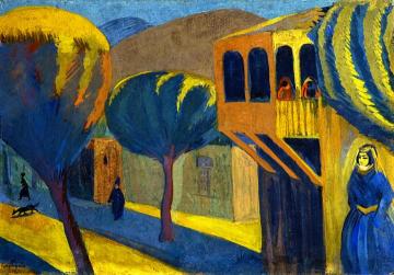 In The Caucasus, Tiflis Artwork by Martiros Sarian