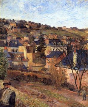 Blue Roofs, Rouen Artwork by Paul Gauguin