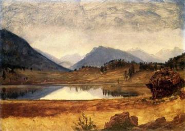 Wind River Country Artwork by Albert Bierstadt