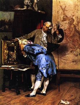 The Connoisseur Artwork by Giovanni Boldini
