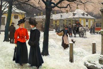At Frederiksberg Rundel Artwork by Paul Gustave Fischer