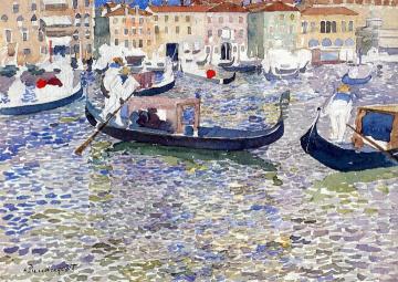 Grand Canal, Venice Artwork by Maurice Prendergast