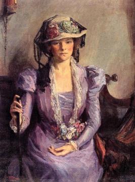 The Lady in Lavender Artwork by Mary Bradish Titcomb