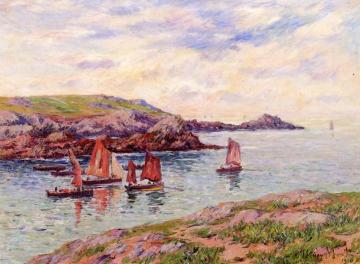 Porspodor, Finistere Artwork by Henry Moret