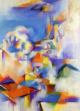 California Landscape Artwork by Stanton Macdonald-Wright