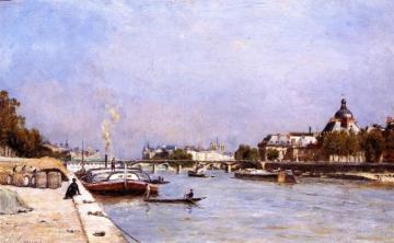 Paris, the Pont des Arts Artwork by Stanislas Lepine