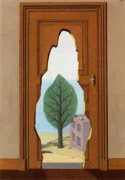 La Perspective Amoureuse Artwork by Rene Magritte