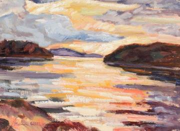 Northland Landscape (Norrländskt landskap) Artwork by Helmer Osslund