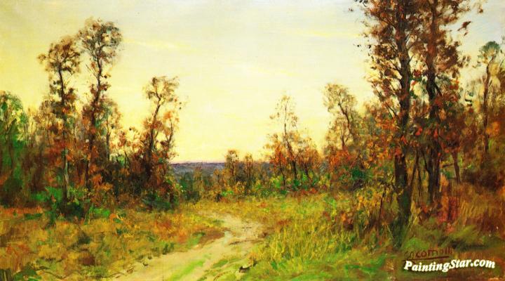 Evening in October Artwork by Luigi Comoli