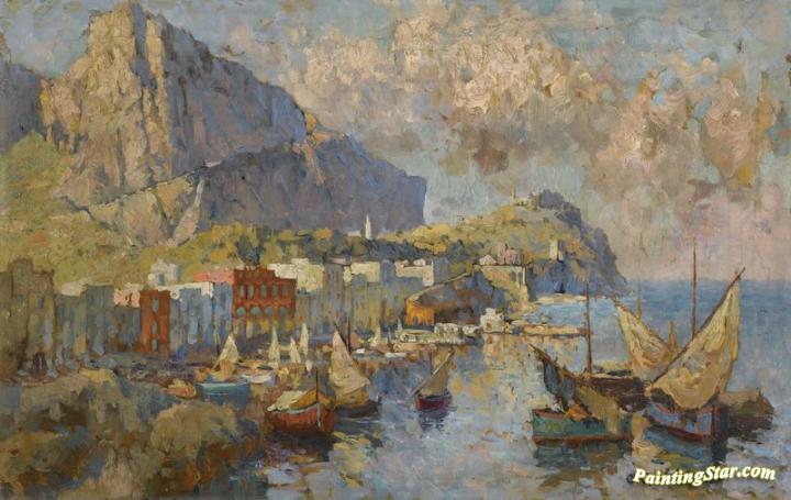 A View Of Capri Artwork by Konstantin Gorbatov