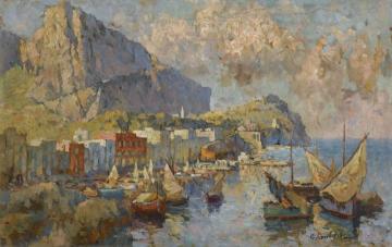 A View Of Capri Artwork by Konstantin Gorbatov