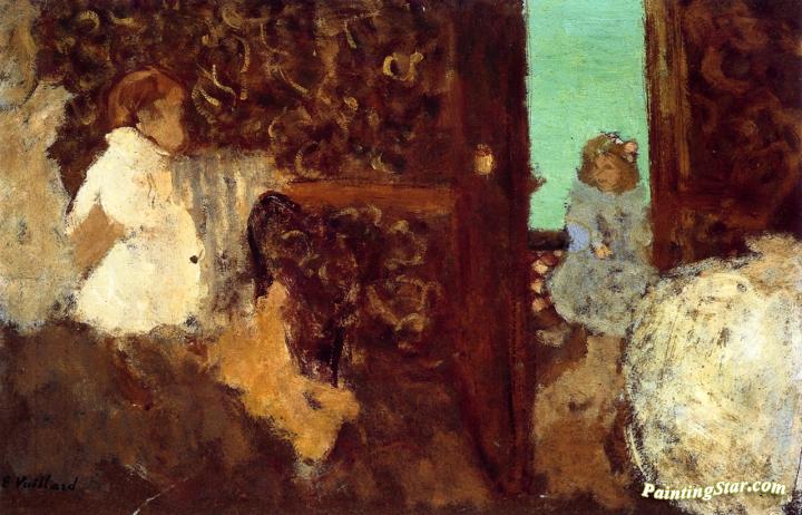 The Roussel Children Artwork by Edouard Vuillard