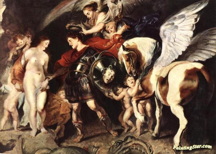 Perseus and Andromeda Artwork by Peter Paul Rubens