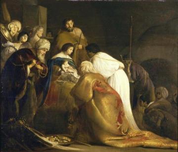 Adoration of the Magi Artwork by Paulus Bor