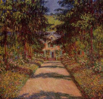 The Main Path at Giverny Artwork by Claude Oscar Monet