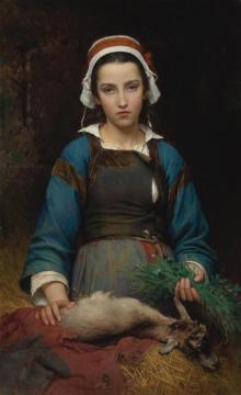 A Friend In Need Artwork by Emile Auguste Hublin