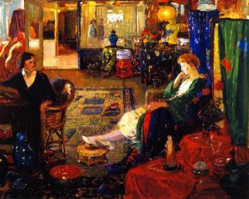 The Oriental Shop Artwork by Joseph Kleitsch