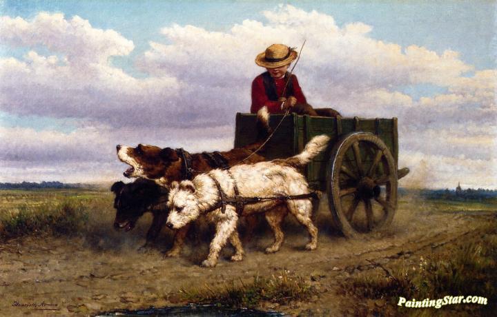 The Journey Home Artwork by Henriette Ronner-Knip