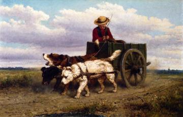 The Journey Home Artwork by Henriette Ronner-Knip