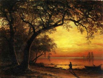 Island of New Providence Artwork by Albert Bierstadt