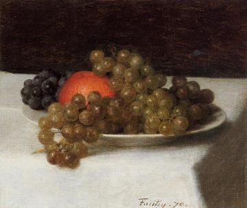 Apples and Grapes Artwork by Henri Fantin-Latour