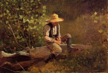 The Whittling Boy Artwork by Winslow Homer