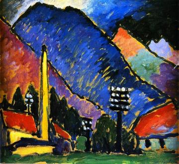 Factory in the Mountains Artwork by Alexej Jawlensky