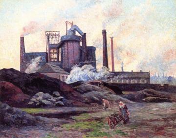 A Factory Artwork by Maximilien Luce